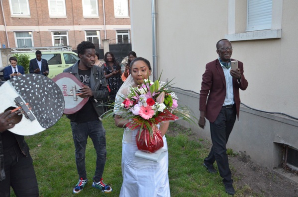 Le petit fils du khalif de Thienaba Ibrahima Ndiaye s'est marié avec la fille de l'ex ministre Nafy Ngom