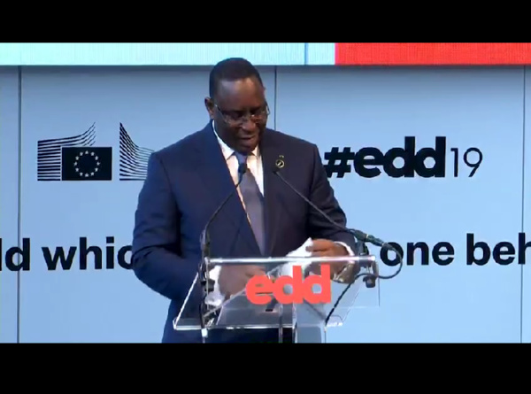 JED2019 Bruxelles: le president Macky Sall donne "un cours" sur sa strategie de reduction des inegalites sur le PSE et "vend" le Senegal!(video)