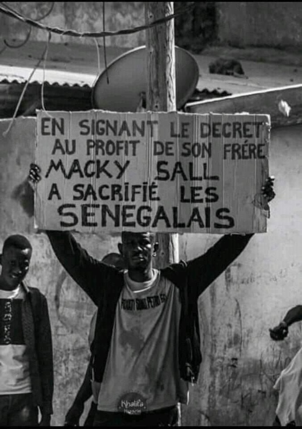 " Le mouvement Foxaati Suñu PÉTROGAZ  se joint à la manifestation, ce vendredi 21 juin 2019"