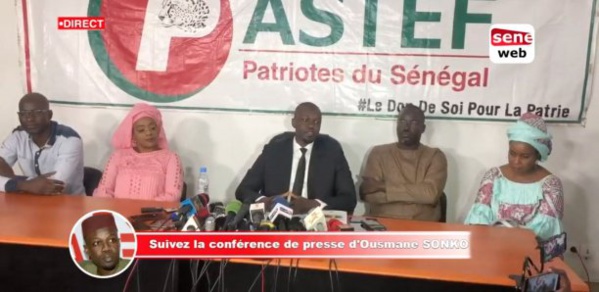 Revivez la conf de presse d'Ousmane Sonko