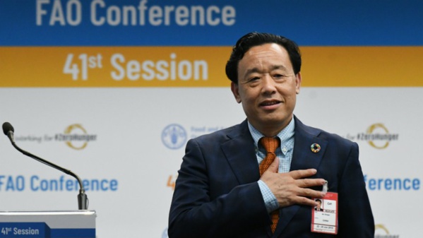 Le Chinois Qu Dongyu élu à la tête de la FAO