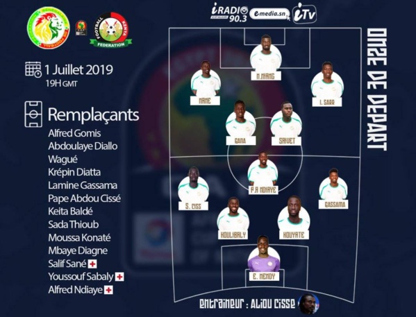 Sénégal-Kenya : Aliou Cissé opère cinq changements dans son Onze de départ Sénégal-Kenya : Aliou Cissé opère cinq changements dans son Onze de départ