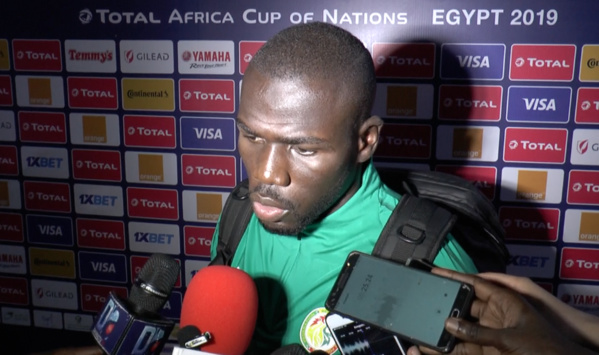 CAN 2019-Koulibaly aux journalistes : « je m’en excuse »