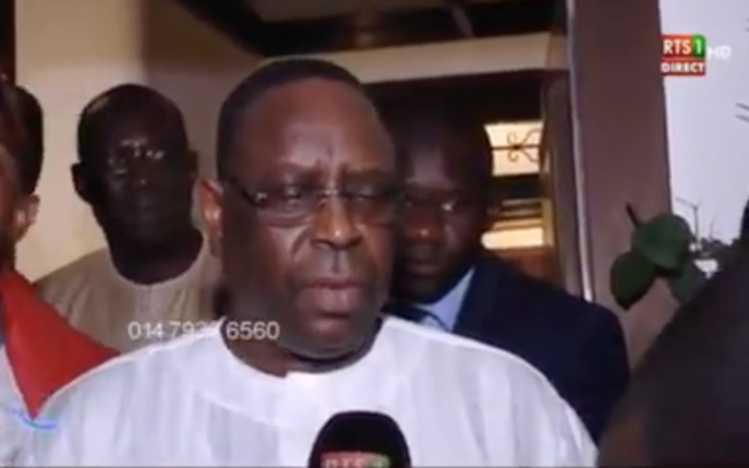 Le Pr Macky Sall :"J'ai suivi le match des Lions avec stress"