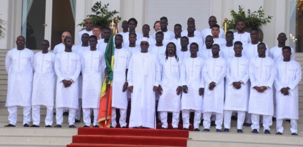 DERNIERE MINUTE- Les Lions reçus au Palais Présidentiel par le Pr Macky Sall