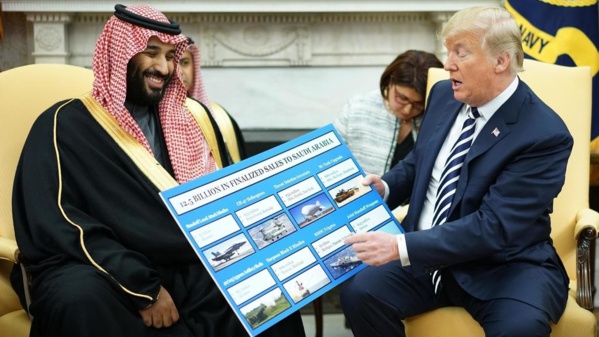Donald Trump met son veto à des résolutions bloquant des ventes d'armes à Riyad Donald Trump met son veto à des résolutions bloquant des ventes d'armes à Riyad