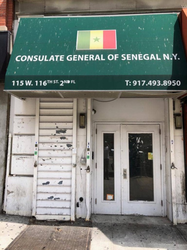 Le consulat du Sénégal à New York tombe en lambeaux (images)