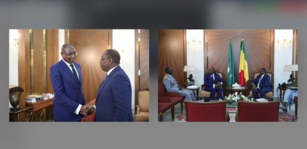 Macky Sall reçoit Mankeur Ndiaye Macky Sall reçoit Mankeur Ndiaye