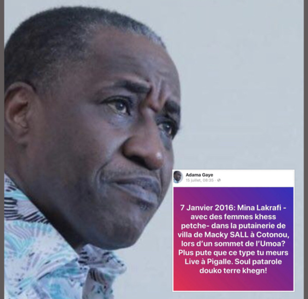 L'activiste Adama Gaye sursoit à sa grève de la faim L'activiste Adama Gaye sursoit à sa grève de la faim