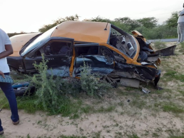Terrible accident à Gandiol : Les premières images prises après la collision