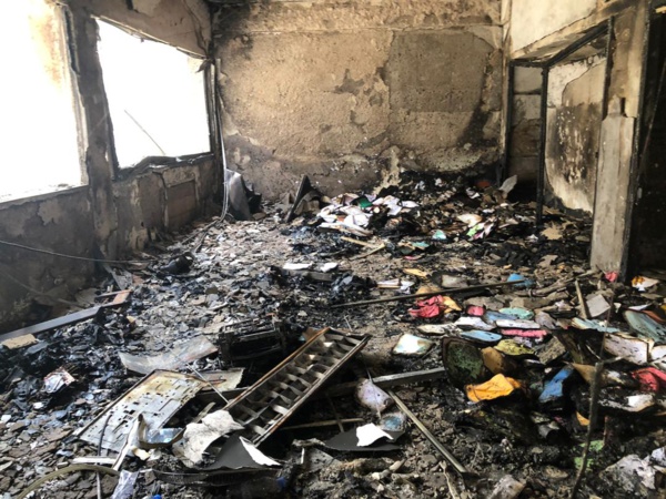 [Photos] Incendie au Trésor Public : Le ministère des Finances fait le point