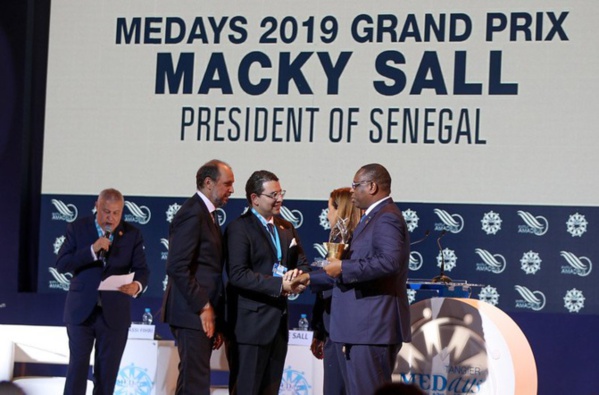 Récompense : le président Macky Sall a reçu le prix MEDays 2019 au Maroc