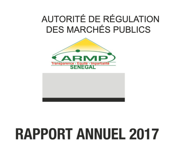 Voici l'intégralité du Rapport Annuel de L'Armp Voici l'intégralité du Rapport Annuel de L'Armp