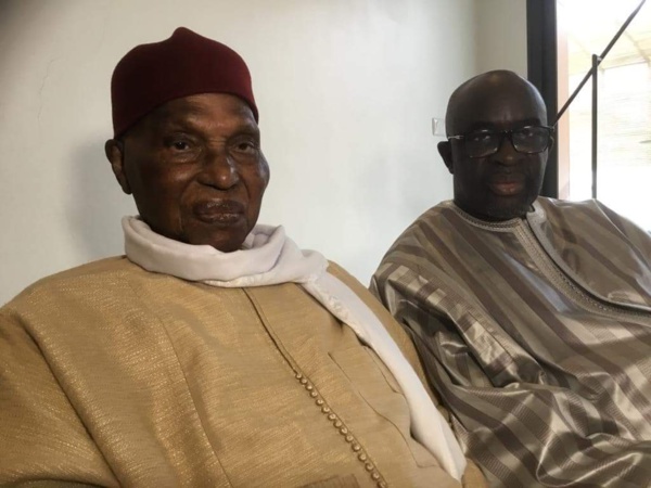 Me Abdoulaye Wade a reçu Moustapha Cissé Lô