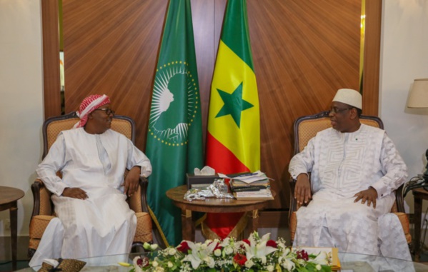 Palais de la république : Macky Sall reçoit Umaro Sissoco Embalo, le président nouvellement élu de la Guinée Bissau...