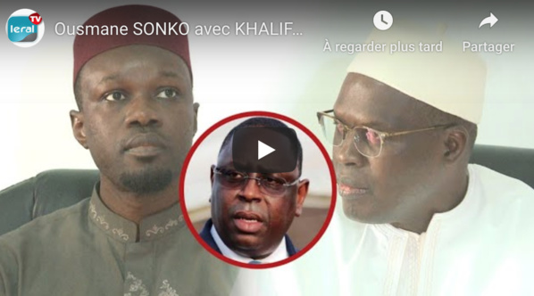 VIDEO - Ousmane Sonko: "Khalifa Sall est mon frère...On n'a qu'un seul adversaire au Sénégal et c'est Macky Sall..."