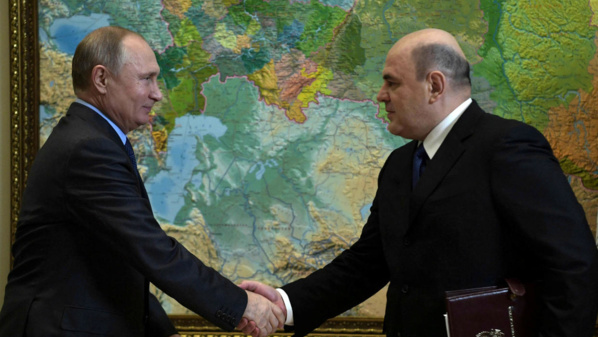 Mikhaïl Michoustine, un inconnu propulsé Premier ministre par Vladimir Poutine Mikhaïl Michoustine, un inconnu propulsé Premier ministre par Vladimir Poutine