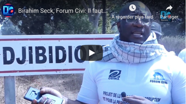 Birahime Seck : « Il y a un besoin énorme. Il faut que l'État lutte contre les inégalités et l'équité pour que la territorialité soit une réalité »