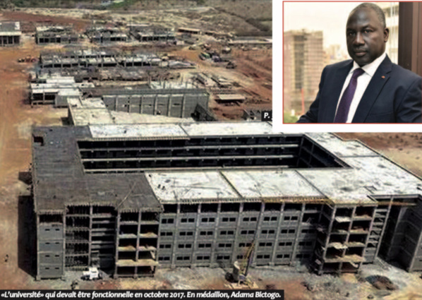 L’ÉTAT CHASSE OFFICIELLEMENT ADAMA BICTOGO ET CIE DE DIAMNIADIO : 30 milliards décaissés pour une université fantôme. L’ÉTAT CHASSE OFFICIELLEMENT ADAMA BICTOGO ET CIE DE DIAMNIADIO : 30 milliards décaissés pour une université fantôme.