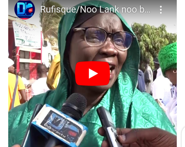 Rufisque/Noo Lank noo bagn : Les manifestants se prononcent Rufisque/Noo Lank noo bagn : Les manifestants se prononcent