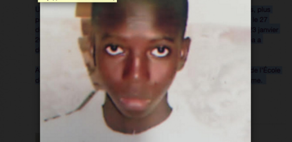 Parcelles Assainies : disparition mystérieuse de Christian Marie Correa Parcelles Assainies : disparition mystérieuse de Christian Marie Correa