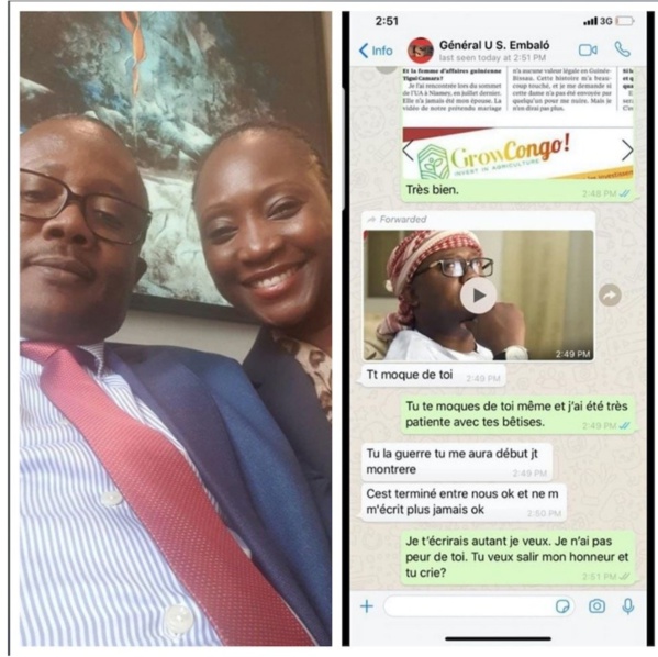 Guinée Bissau : Le Président Embalo pris en flagrant délit de mensonge par sa « 2ème femme » Guinée Bissau : Le Président Embalo pris en flagrant délit de mensonge par sa « 2ème femme »