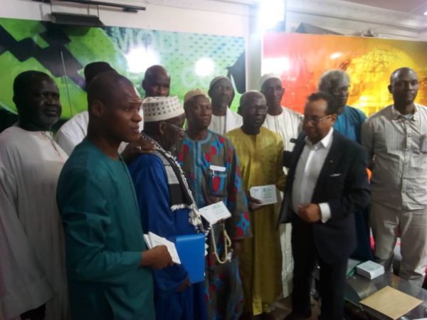 Audience: le Président Thierno Lo recevait ce samedi 1er février les retraites actionnaires des ICS qui adhèrent à l'APD Audience: le Président Thierno Lo recevait ce samedi 1er février les retraites actionnaires des ICS qui adhèrent à l'APD