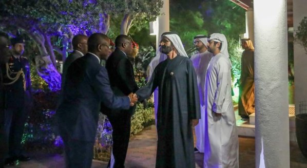 URGENT-Le Pr Macky Sall reçu par son altesse Cheikh Mohamed ben Rachid Al Maktoum