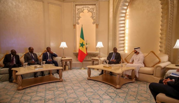 URGENT-Le Pr Macky Sall reçu par son altesse Cheikh Mohamed ben Rachid Al Maktoum