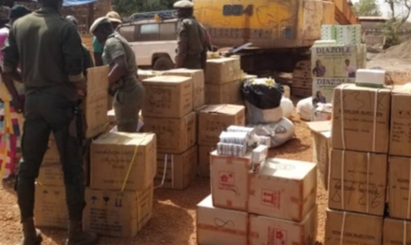 SASIE DE 1200 KG DE FAUX MÉDICAMENTS À KAFFRINE