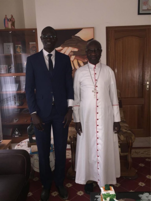 [Photos] Dr Babacar Diop reçu par le cardinal : Théodore A. Sarr "préoccupé" par la situation de Guy Marius Sagna