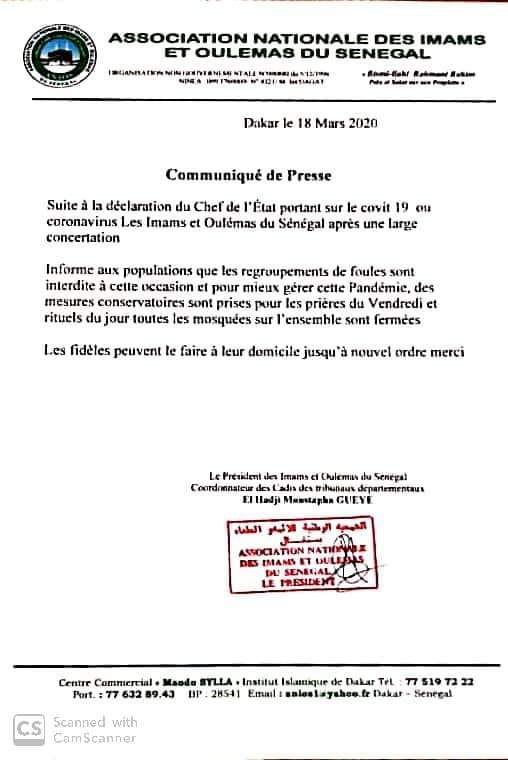 Urgent - Les prières du vendredi suspendues dans les mosquées Urgent - Les prières du vendredi suspendues dans les mosquées