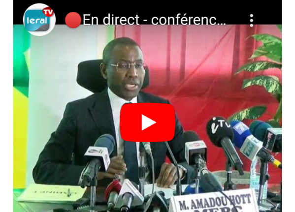 VIDEO - Les conséquences du coronavirus sur l'économie nationale et les mesures du chef de l'État par Amadou HOTT VIDEO - Les conséquences du coronavirus sur l'économie nationale et les mesures du chef de l'État par Amadou HOTT