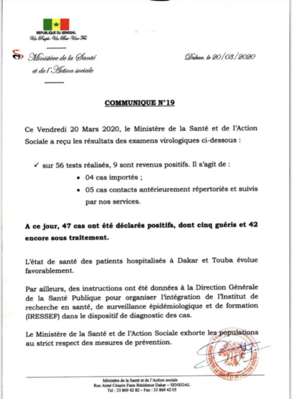 Institut Pasteur : 9 nouveaux cas testés positifs au coronavirus. Institut Pasteur : 9 nouveaux cas testés positifs au coronavirus.
