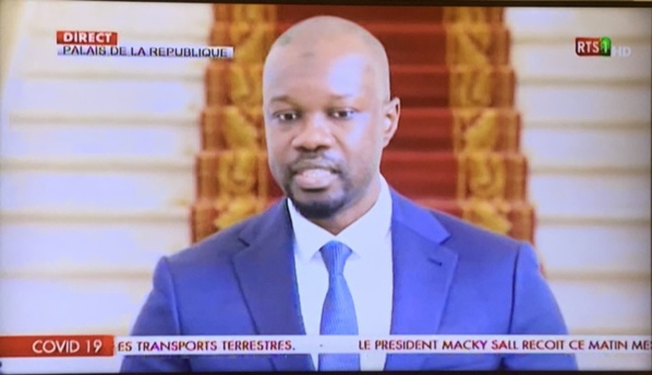 Ousmane Sonko : « Notre présence ici suffit à indiquer que l’heure est grave. Le président a répondu à toutes les questions que l’on avait... »