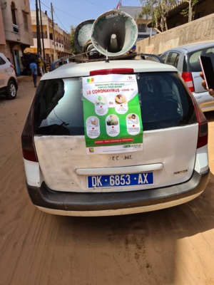 Ousseynou Ndom Ba engage le combat anti-corona à Pikine Ousseynou Ndom Ba engage le combat anti-corona à Pikine