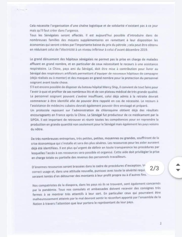 Aux abonnés absents hier à la Présidence de la République, l'ancien PM Abdoul Mbaye écrit au Pr Macky Sall Aux abonnés absents hier à la Présidence de la République, l'ancien PM Abdoul Mbaye écrit au Pr Macky Sall
