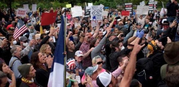 Etats-Unis : les manifestations anti-confinement se multiplient après les déclarations de Trump Etats-Unis : les manifestations anti-confinement se multiplient après les déclarations de Trump