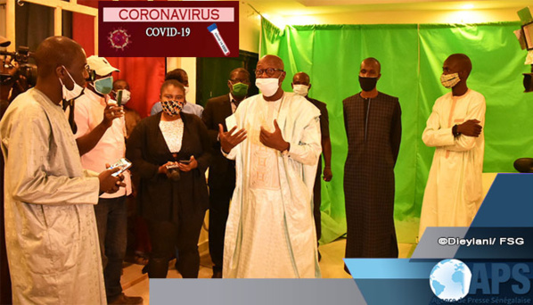 COVID-19 : ABDOULAYE DIOP VISITE PLUSIEURS ENTREPRISES DE PRESSE
