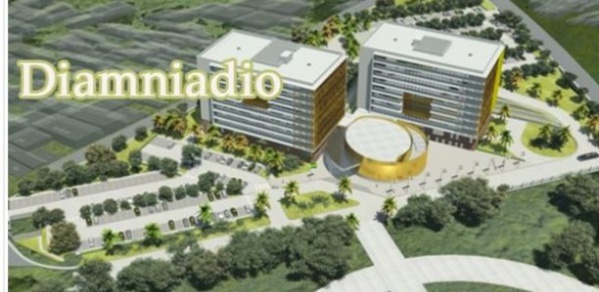 Pôle urbain de Diamniadio : 80% des travaux de la Place de l'émergence exécutés