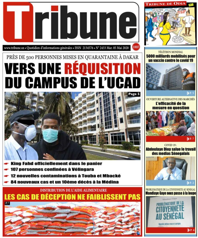 Revue des Titres du Mardi le 05 Mai 2020
