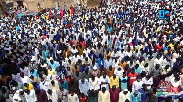 Inhumation de Baye Cheikh Tidiane Seck : Une vague déferlante de fidèles accompagne le 7e Khalife de Thiénaba à sa dernière demeure.