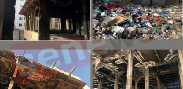 Sandaga : photos du bâtiment à réhabiliter et précisions sur le dispositif sécuritaire.