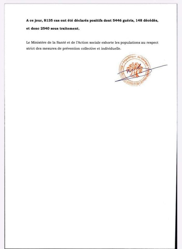 Coronavirus - 121 nouvelles personnes testées positives