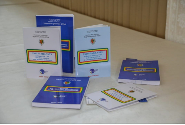 GOUVERNANCE (SUITE): L’Ige a remis 3 rapports GOUVERNANCE (SUITE): L’Ige a remis 3 rapports