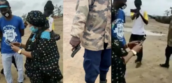 Exfiltré à Dakar, le "vigile au pistolet" de Babacar Ngom face aux gendarmes aujourd'hui Exfiltré à Dakar, le "vigile au pistolet" de Babacar Ngom face aux gendarmes aujourd'hui