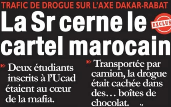 Trafic de drogue : Deux étudiants marocains et un commerçant sénégalais arrêtés