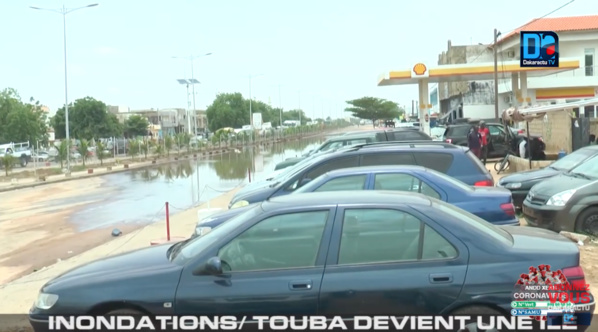INONDATIONS À TOUBA / Le tronçon qui lie la cité à Mbackè affecté... INONDATIONS À TOUBA / Le tronçon qui lie la cité à Mbackè affecté...
