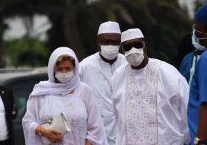 40è jour du décès d’Amadou Gon Coulibaly : Le 1er ministre et la 1ère dame du Mali aux côtés du couple présidentiel ivoirien (IMAGES)