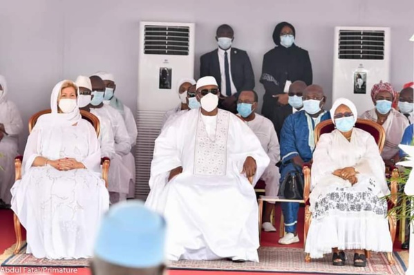 40è jour du décès d’Amadou Gon Coulibaly : Le 1er ministre et la 1ère dame du Mali aux côtés du couple présidentiel ivoirien (IMAGES)